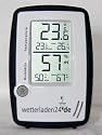 Thermometer-Hygrometer Instrument Room Control Anthrazit-White