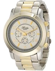 Breda Womens 2308-TwoToneGold Jordan Oversized Boyfriend Two Tone  Watch