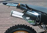 ラフ＆ロード スーパートラップ マフラー アルミサイレンサー アップタイプ スリップオン KAWASAKI KLX250/SR/ES : D-TRACKER [Dトラッカー] -00