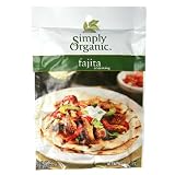 Simply Organic Seasoning Mix, Fajita, 1-Ounce Packets (Pack of 12)