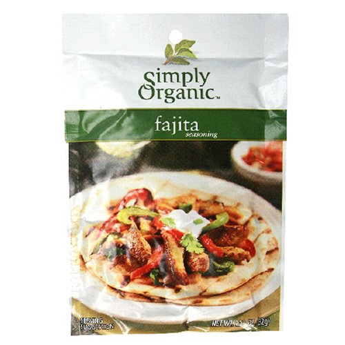 Simply Organic Seasoning Mix, Fajita, 1.13-Ounce Packets (Pack of 24) by Simply Organic