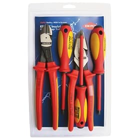 Knipex 989822US 5-Piece Insulated High Leverage Tradesman Tool Set by Knipex