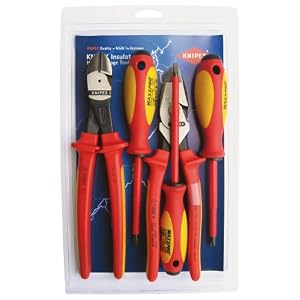 Knipex 989822US 5-Piece Insulated High Leverage Tradesman Tool Set by 