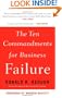 The Ten Commandments for Business Failure