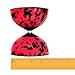 Harlequin Diabolo Set, Metal Diabolo Sticks, Diablo String & Bag (R/Bk)
