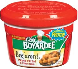 Chef Boyardee Beefaroni, 7.5-Ounce Microwavable Bowls (Pack of 12)
