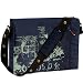 15.4"/15.6" Laptop Messenger Bag in Navy Illusion