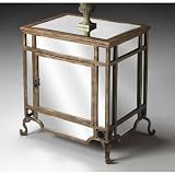 Mirrored End Table
