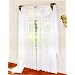 Beautiful Sheer Voile White 1 Pair 116" W X 84" L - SL