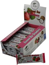 Coconut Bars- Strawberry Box of 18 Bars