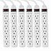 Globe Home Six-Outlet Surge Protector, 6-pack #6660601