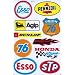 Sponsoren Racing Tuning Old School Sticker Bogen