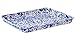 Enamelware Jelly Roll Pan, 16.25 x 12.5 inches, Blue/White Splatter