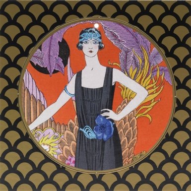 Art Deco Pop Out Decoration (Firebird)||RF10F