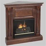 Pillar Corner - Mahogany by Real Flame