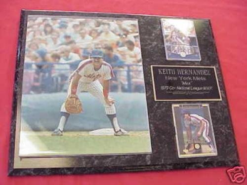 Mets Keith Hernandez 2 Card Collector Plaque