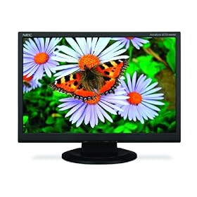 NEC AccuSync LCD194WXM-BK - LCD display - TFT - 19 - widescreen - 1440 x 900 75 Hz - 300... by NEC