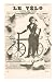 Le Velo, Girl with Wooden Bicycle Art Poster Print, 13x18