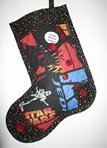 Christmas Stockings Star Wars Quilting Handcrafted Keepsakes Personalized with Picture Frames - FREE Shipping