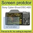 Premium Clear LCD Screen Protector for Sony DSC-H20 Exact fit, no cutting is needed