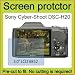 Sony DSC-H20 Exact fit, premium Clear LCD Screen Protector, no cutting is needed