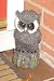 Morelle Supplies Ltd Outdoor/Indoor Welcome Hooting Owl With Sensor Garden Ornament