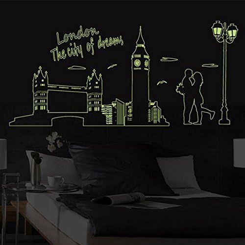 Fluorescent London City Dream Wall Stickers by PHhouse