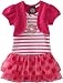 So La Vita Baby-girls Infant Big Flower with Hot Fixed Stones Dress