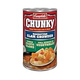 Campbell's Chunky Manhatten Clam Chowder Easy Open, 18.8-Ounce Cans (Pack of 12)