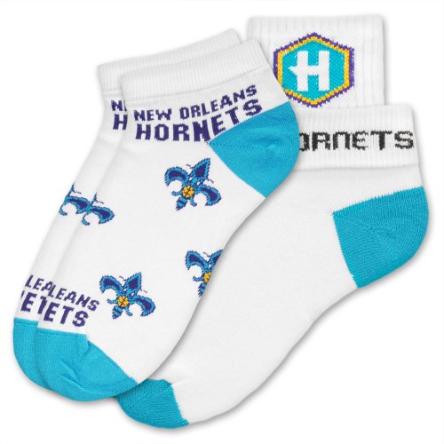 NBA New Orleans Hornets Womens Socks, 2-Pack