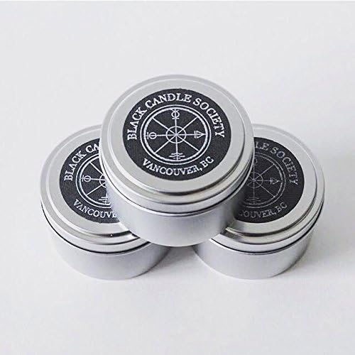 Black Candle Society Natural Soy Candle, Ritual (Frankincense/Sandalwood), 8 oz