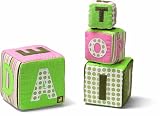 Gund Baby Alphabet Stacking Blocks - Pink