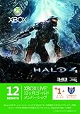 Xbox LIVE 12����+1���� �S�[���h�����o�[�V�b�v Halo 4 �G�f�B�V����