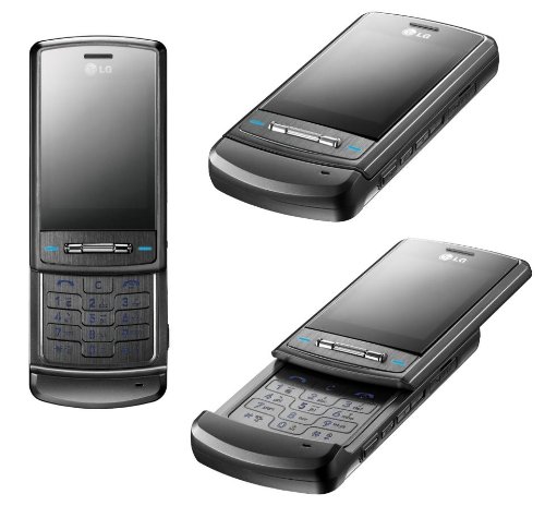 LG KE970 Shine Unlocked Phone with 2 MP Camera, MP3/Video Player, and MicroSD Slot--International Version with No Warranty (Titanium Black)
