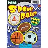 Sponge Sport Mini Balls 3pc