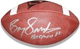 Barry Sanders Autographed Wilson NCAA Football with Heisman88