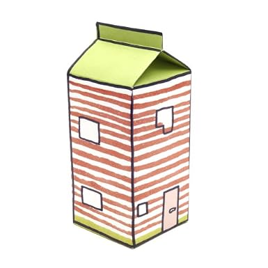 Red Stripe House Gift Box