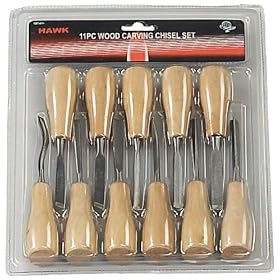 11PC WOOD CARVING SET:TZ02-07411