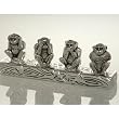 Godinger MONKEY SALT/PEPPERS SET 4