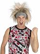 Halloween Rock Star Blonde Wig 1980 Hair Band Headbanger Heavy Metal Costume