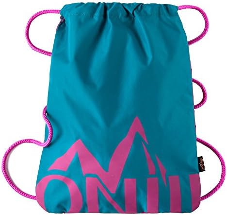 Gobago Drawstring Backpack Sackpack 420D Waterproof 20-35L-Green+Rose red