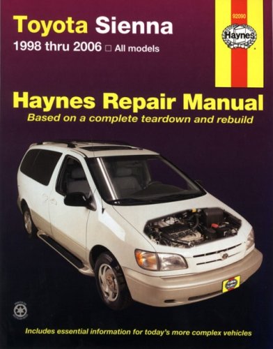 Toyota Sienna 1998 thru 2006 (Haynes Repair Manual)