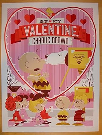 2013 "Be My Valentine, Charlie Brown" - Movie Poster by ...