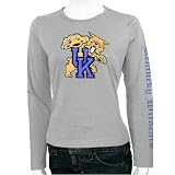Kentucky Wildcats Ash Ladies Big Logo Long Sleeve T-shirt