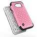 Galaxy S6 Active Case, Cimo [Shockproof] Heavy Duty Shock Absorbing Hybrid Stud Rhinestone Bling Dual Layer Protection Cover for Samsung Galaxy S6 Active (2015) - Pink