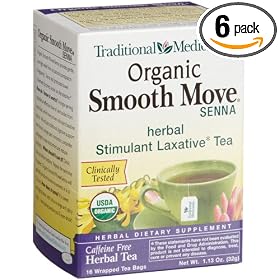 Traditional Medicinals Herbal Teas, 16-Count Wrapped Tea Bags (Pack of 6)