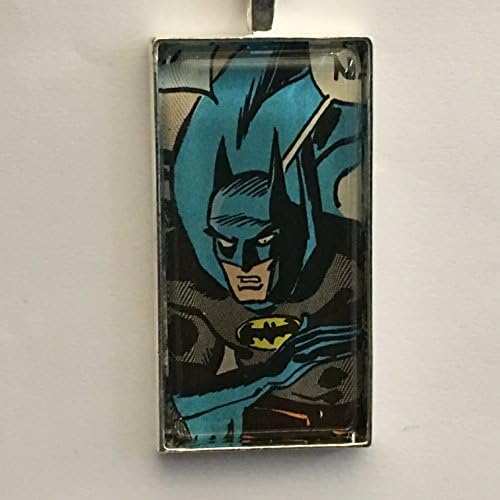 Handmade Comic Book Batman Necklace