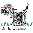 Life Is Fabulous! - White Nightshirt in a Bag