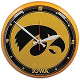 Iowa WinCraft NCAA Round Clock