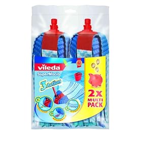 Vileda  Supermocio 3 Action Refill Twin Pack